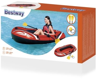 Bestway Inflatable Boat - Kondor 2000 Set 1.88m x 98cm (61062) Oranje