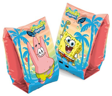 Bestway Kinder zwembandjes / zwemvleugels - SpongeBob - 3-6 jaar - 25 x 15 cm - pvc - zwembad - zwemmen
