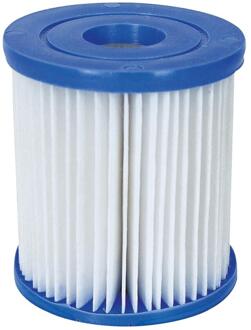 Bestway Leen Bakker - Bestway Filterpatroon Voor 1135 Liter Pomp (2 Stuks) - PVC - Blauw#Wit - 7x7x18 Cm