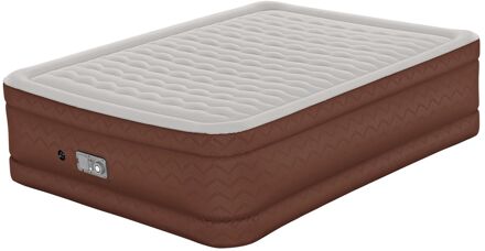 Bestway Luchtbed Alwayzaire Fortech - Bruin/grijs - Pvc - 2 Personen - 203x152x51 Cm