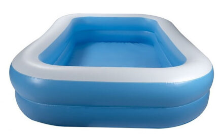 Bestway rechthoekig zwembad 175 x 262 cm blauw/wit