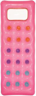 Bestway Roze opblaasbed/luchtbed met stippen 188 cm volwassenen - Luchtbed (zwembad)