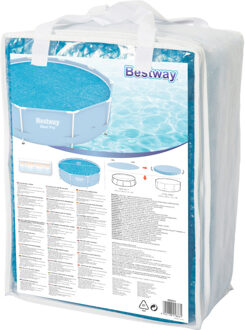 Bestway Solar Zwembadzeil - Ronde Zwembaden 305 CM - Warmte-Isolerend Blauw