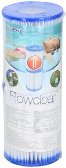 Bestway Zwembad Filtercartridge - FlowClear - 2 Stuks - voor Bestway Zwembadpomp Wit