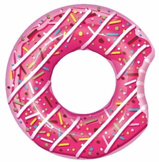 Bestway Zwembad opblaas donut roze 107 cm