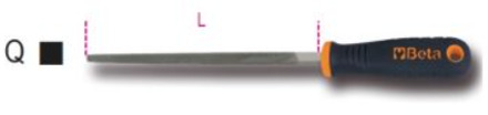 Beta 017190241 1719Bmd10/Q-Basterd Vijl, Vierkant 250 L mm