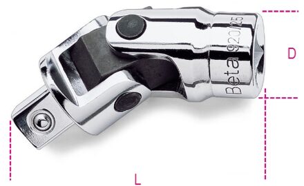 Beta 1/2” cardangewricht 920/25 - 009200830