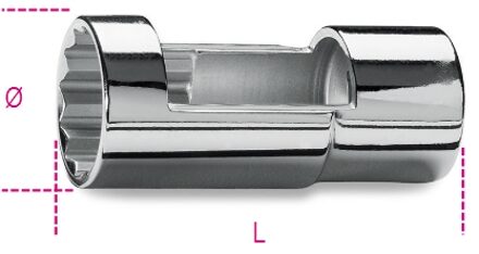 Beta 1/2” dopsleutel voor dieselverstuivers 960A 27 - 009600017