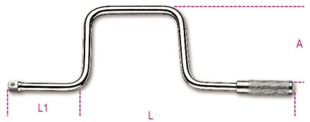 Beta 1/2” omslag met handgreep 920/46 - 009200862