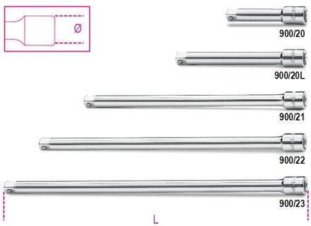 Beta 1/4” verlengstuk 900/23 - 009000824