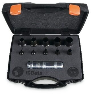 Beta 1105/C10T 10 delig assortiment holpijpen | 3 tot 20 mm | en 1 toebehoren - 011050250 011050250
