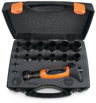 Beta 1105C/16T ?assortiment van 15 holpijpen 3 tot 30 mm en 1 accessoire - 011050255 011050255