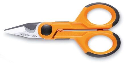 Beta 1128FX Electricienschaar | rechte roestvast stalen bladen | met microvertanding | draadstrip uitsparing en krimpgedeelte voor flexibele buizen