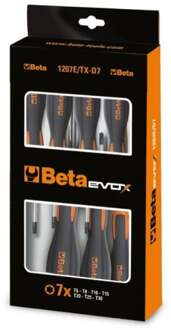 Beta 1207E/TX-D13 13 delig set schroevendraaiers voor Torx® schroeven - 012071213 012071213