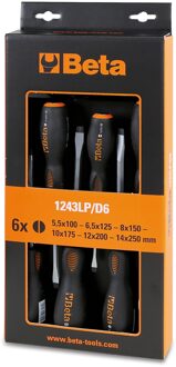 Beta 1243Lp/D6-Set Van 6 Schroevendraaiers - 012430016