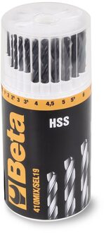 Beta 13-delig borenset item 410 en 6 steenboren hardmetaal 410MIX/SEL19 - 004100417