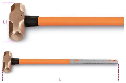 Beta 1381BA/PL 5000 Vonkvrije voorhamer | kunststof steel - 013810885 013810885