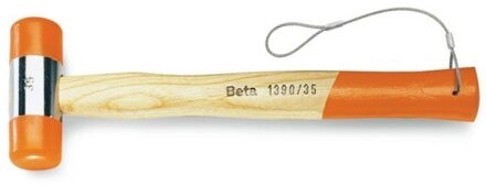 Beta 1390HS 45 Kunststof hamers met verwisselbare koppen houten steel H-SAFE - 013904045 013904045