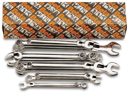 Beta 14-delige set ringsteeksleutels lange uitvoering (art. 42LMP) 42LMP/S14 - 000420551