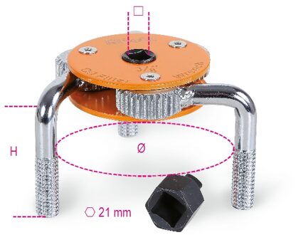 Beta 1493H-Zelfspannende Oliefilter Sleutel - 014930077