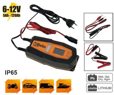 Beta 1498H/4A Elektronische Acculader 6-12V - 014980204