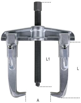 Beta 1502/1 Twee armige universele trekkers met snelspan instelling en borging van de armen - 015020001 015020001