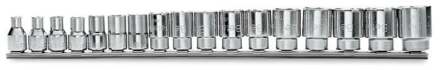 Beta 17-delige set dopsleutels zeskant (art. 910A) 910A/SB17 - 009100030
