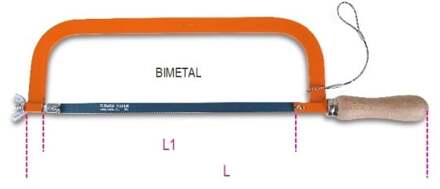 Beta 1727HS Zaagbeugel | zware uitvoering H-SAFE - 017274001 017274001