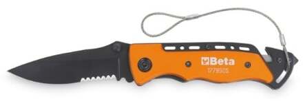 Beta 1778SOS-HS Klapmes | met ramenbreker en gordelsnijder. In etui. H-SAFE - 017784080 - 017784080