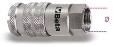 Beta 1917JF 1/4 Snelkoppeling | Aziatisch profiel | inwendig draad | cylindrisch (BSP) - 019170456 019170456