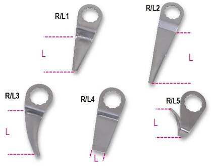 Beta 1938 R/L4-blades for windscreen removers 1938R/L4 - 019380044