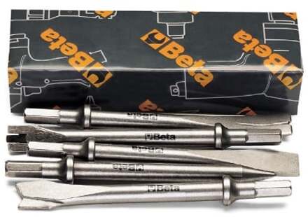 Beta 1940 S/5-set 5 chisels for air hammers 1940/S5 - 019400030