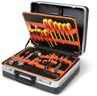 Beta 2028EL/A Gereedschapskoffer met een assortiment gereedschap voor elektrisch en elektronica onderhoud - 020281014 020281014