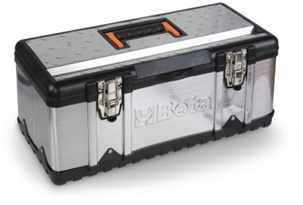 Beta 2117L-VU/1 Gereedschapskoffer | vervaardigd uit roestvast staal en kunststof met uitneembare inlegbak - 021171142 021171142