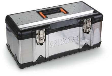 Beta 2117P-VU/1 Gereedschapskoffer | vervaardigd uit roestvast staal en kunststof met uitneembare inlegbak - 021171042 021171042