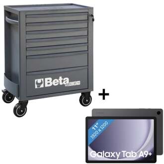 Beta 2400 RSC24/7 Gereedschapswagen | + Samsung Galaxy Tab A9+ | Antraciet - ZNLDEC027
