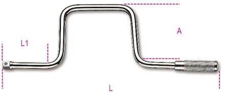 Beta 3/8” omslag met handgreep 910/46 - 009100862