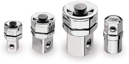 Beta 4-delig set adaptor voor ringratelsleutels:1 bithouder en 3 dophouders 123/K4 - 001230504