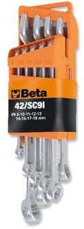 Beta 42NEW/SC9E 9 delig set ringsteeksleutels in compacte houder - 000421088 000421088