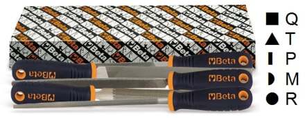 Beta 5-delig set basterd vijlen met handgreep 1719BMD8/S5 - 017190230
