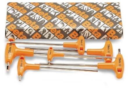 Beta 6-delig set haakse stiftsleutels met kracht handgreep (item 96T) 96T/S6 - 000960952