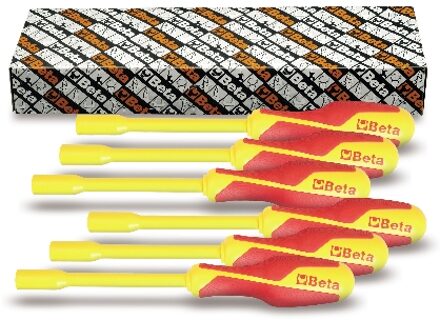 Beta 6-delige set dopschroevendraaier zeskant dop (art. 943MQ) 943MQ/S6 - 009430250