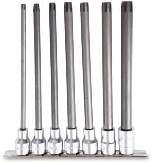 Beta 7-delig set dopsleutels met speciaal profiel, extra lange uitvoering (item 920ES/XL-SB) op een houder 920ES-XL/SB7 - 009200618