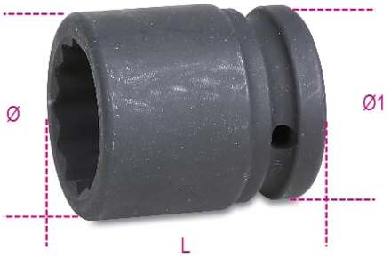 Beta 728B 27-Slagdoppen Twaalfkant - 007280127