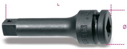 Beta 729/21L-Slagverlengstuk, 1" Aansluiting - 007290826