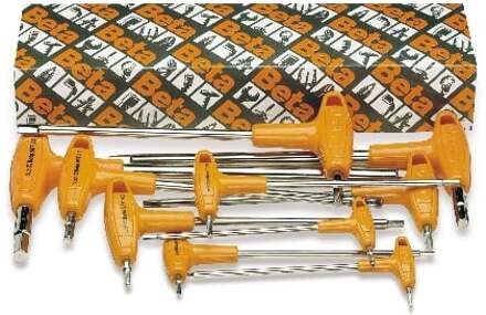Beta ?8-delig set haakse zeskant stiftsleutels, met kracht handgreep (art. 96T/AS) 96T/AS8 - 000960682
