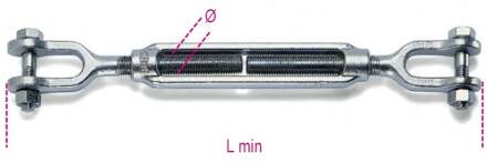 Beta 8009Z-K M10-Spanschroeven Met 2 Gaffels - 080099010