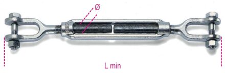 Beta 8009Z-K M12-Spanschroeven Met 2 Gaffels - 080099012