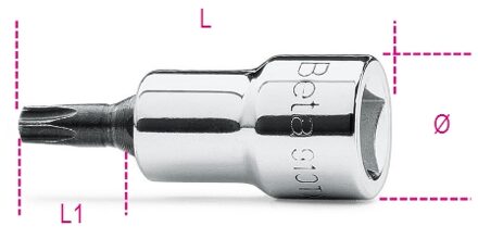 Beta 910Tx 50-Schroevendraaierdoppen Torx® - 009100526