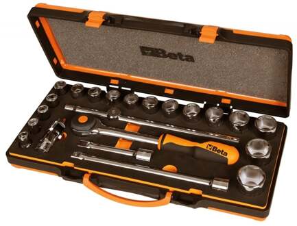 Beta 920A/C17MR Dopsleutelset | Assortiment | 1/2 Inch 6-Kant | 22-Dlg - 009200937